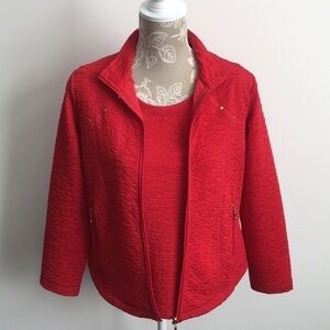 Draper’s & Damon’s Red Jacket/Shirt Set PS